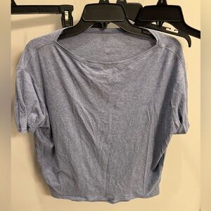 Heathered Blue Lululemon Top